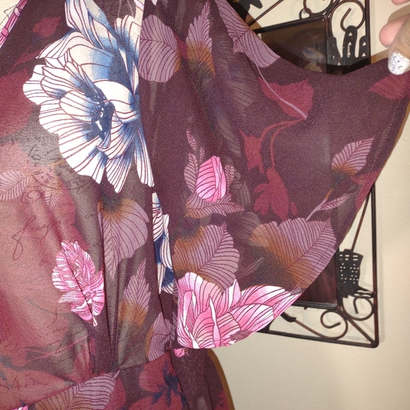 "Live 4 TRUTH" Duster/ Cardigan/Swim Cover/Robe, size 1X, semi-sheer - Picture 8 of 11
